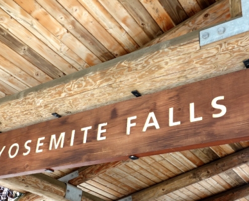 Yosemite Falls Sign Luxury Private Tour