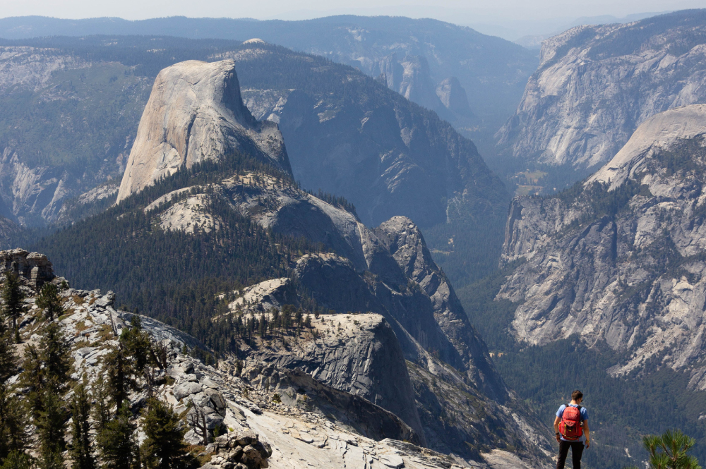 Half Dome view from Clouds Rest
