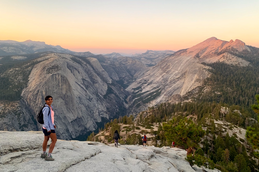 Yosemite Hiker on Private Half Dome Tour