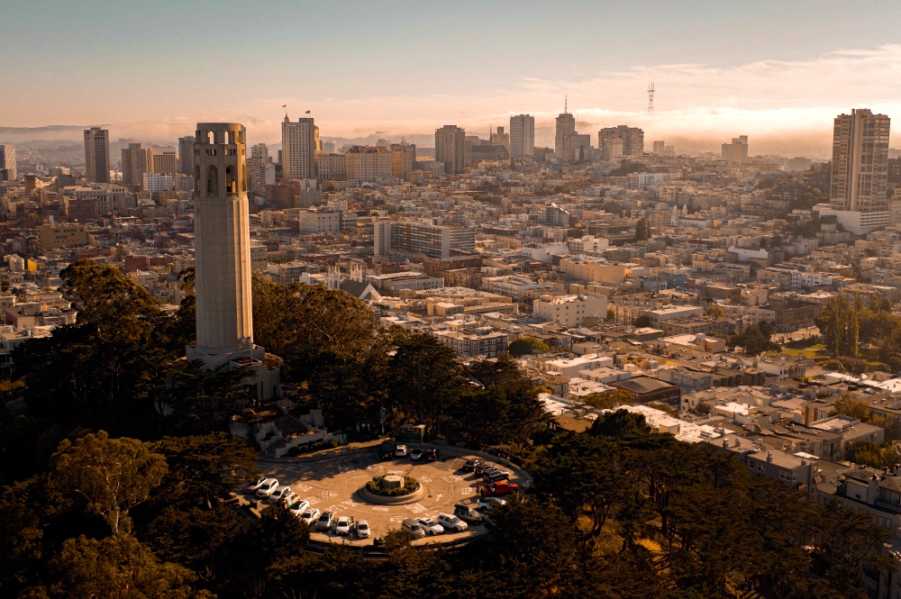 Coit Tower on private San Francisco tour
