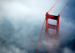 San Francisco's Golden Gate Bridge in Fog