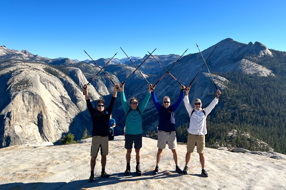 Private Half Dome Tour Hikers