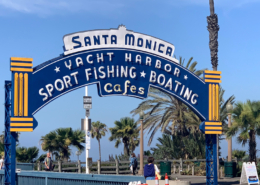 Santa Monica Amusement Pier Sign